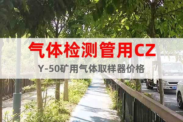 氣體檢測管用CZY-50礦用氣體取樣器價格