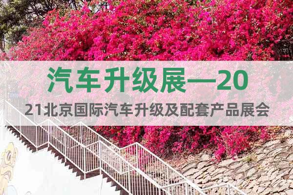 汽車升級展—2021北京國際汽車升級及配套產(chǎn)品展會
