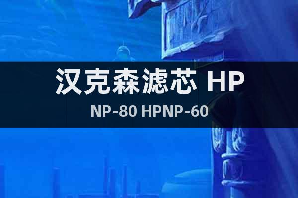 漢克森濾芯 HPNP-80 HPNP-60