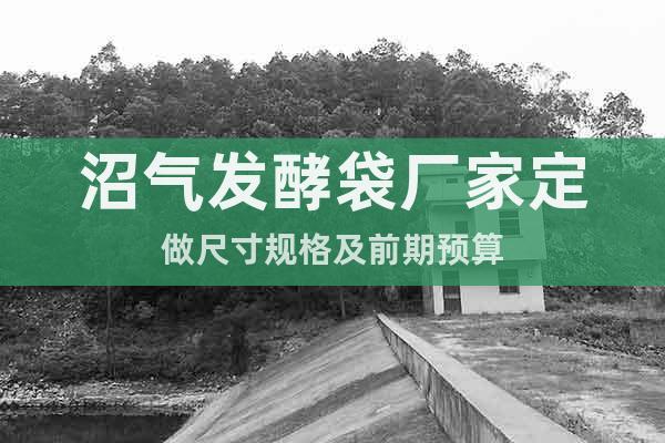 沼氣發(fā)酵袋廠家定做尺寸規(guī)格及前期預(yù)算