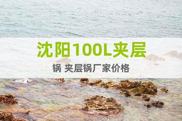 沈陽(yáng)100L夾層鍋 夾層鍋廠家價(jià)格