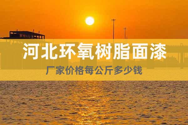 河北環(huán)氧樹(shù)脂面漆廠(chǎng)家價(jià)格每公斤多少錢(qián)