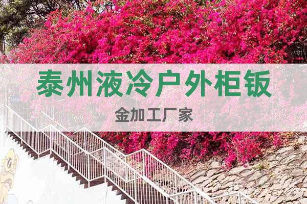 泰州液冷戶外柜鈑金加工廠家