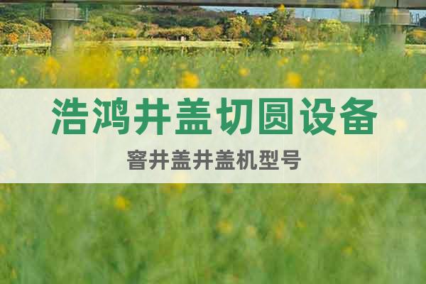 浩鴻井蓋切圓設(shè)備窨井蓋井蓋機(jī)型號(hào)