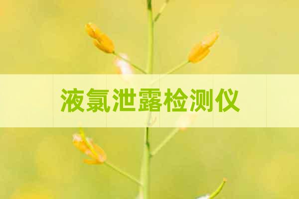 液氯泄露檢測儀