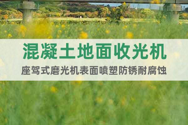 混凝土地面收光機座駕式磨光機表面噴塑防銹耐腐蝕