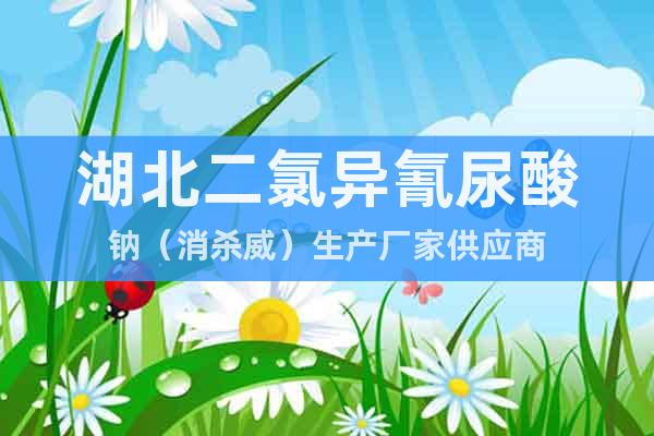 湖北二氯異氰尿酸鈉（消殺威）生產(chǎn)廠家供應(yīng)商