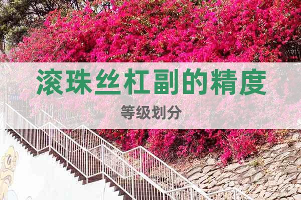 滾珠絲杠副的精度等級(jí)劃分
