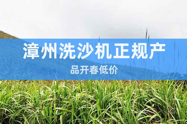 漳州洗沙机正规产品开春低价