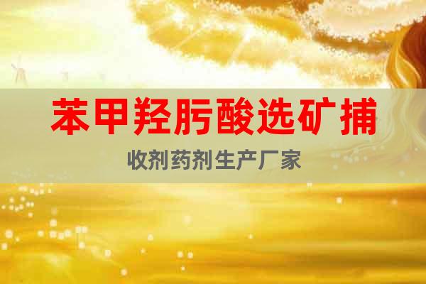 苯甲羥肟酸選礦捕收劑藥劑生產(chǎn)廠家