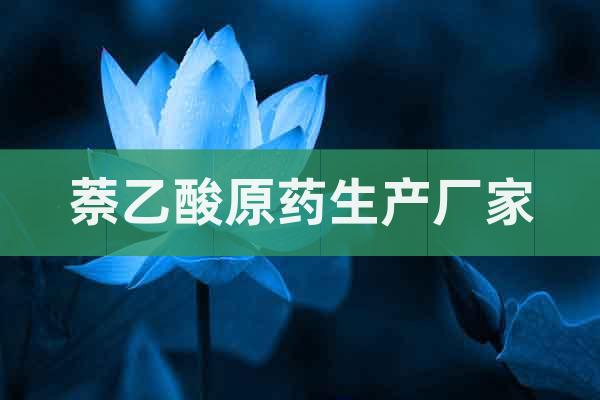 萘乙酸原藥生產(chǎn)廠家
