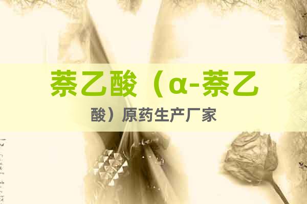 萘乙酸（α-萘乙酸）原藥生產(chǎn)廠家