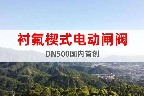 襯氟楔式電動(dòng)閘閥DN500國(guó)內(nèi)首創(chuàng)