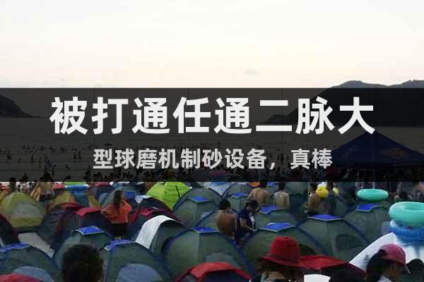 被打通任通二脈大型球磨機制砂設(shè)備，真棒