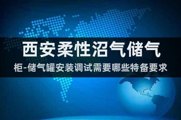西安柔性沼氣儲氣柜-儲氣罐安裝調(diào)試需要哪些特備要求
