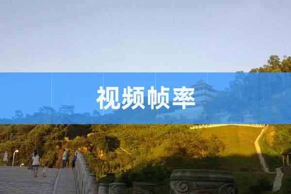視頻幀率