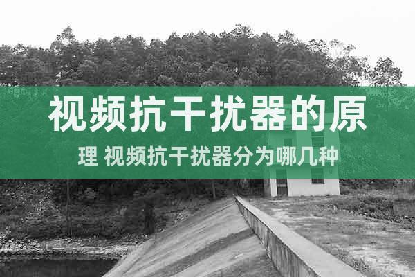 視頻抗干擾器的原理 視頻抗干擾器分為哪幾種
