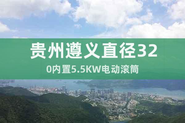 貴州遵義直徑320內(nèi)置5.5KW電動滾筒