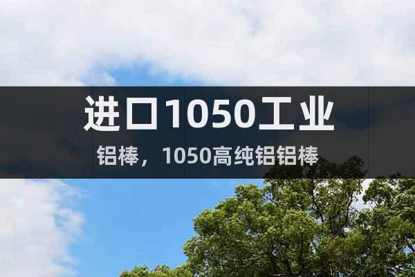 進(jìn)口1050工業(yè)鋁棒，1050高純鋁鋁棒