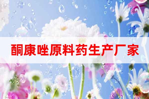 酮康唑原料藥生產(chǎn)廠家