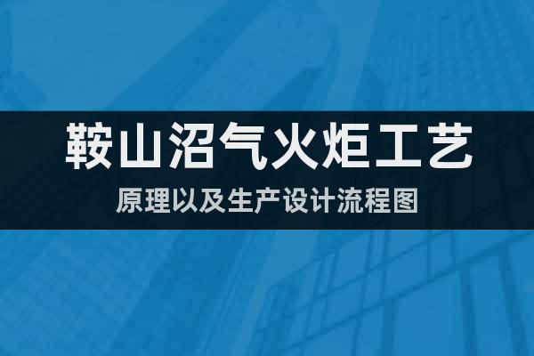 鞍山沼氣火炬工藝原理以及生產(chǎn)設(shè)計流程圖