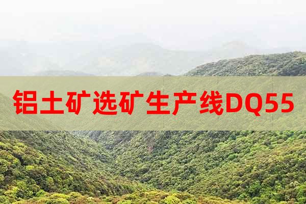 鋁土礦選礦生產(chǎn)線DQ55