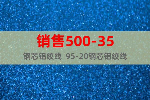 銷售500-35鋼芯鋁絞線  95-20鋼芯鋁絞線