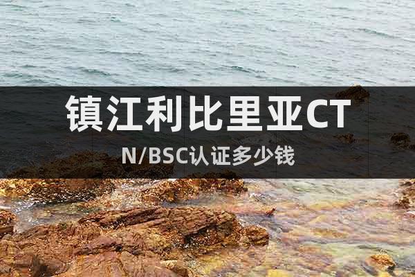鎮(zhèn)江利比里亞CTN/BSC認(rèn)證多少錢