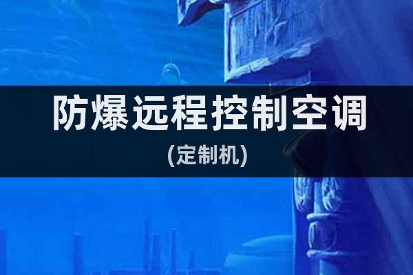 防爆遠程控制空調(diào)(定制機)