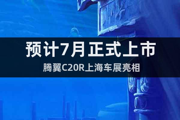 預(yù)計(jì)7月正式上市 騰翼C20R上海車(chē)展亮相