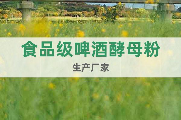 食品級(jí)啤酒酵母粉生產(chǎn)廠(chǎng)家