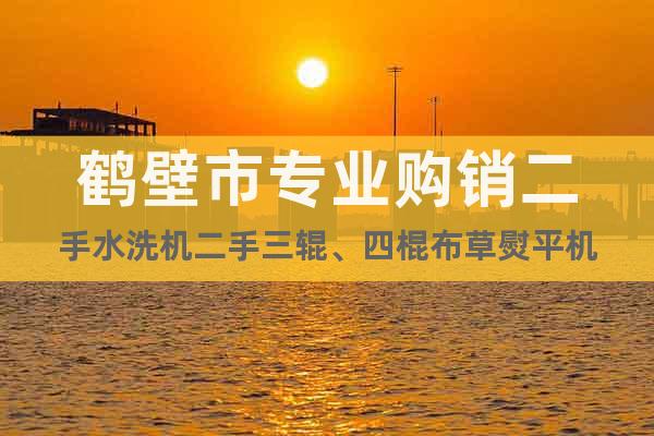 鶴壁市專業(yè)購銷二手水洗機(jī)二手三輥、四棍布草熨平機(jī)