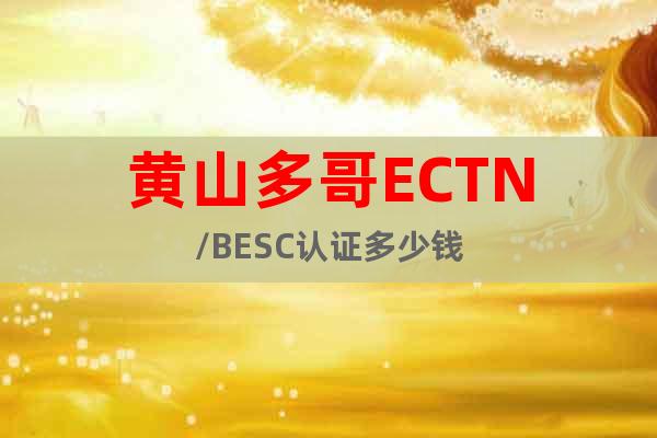 黄山多哥ECTN/BESC认证多少钱