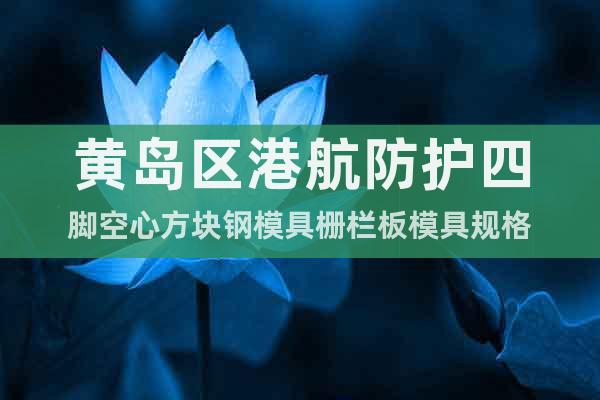 黃島區(qū)港航防護(hù)四腳空心方塊鋼模具柵欄板模具規(guī)格