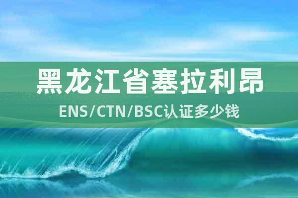 黑龙江省塞拉利昂ENS/CTN/BSC认证多少钱