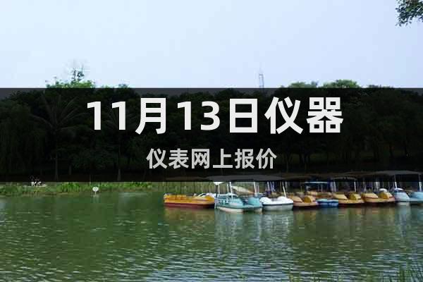 11月13日儀器儀表網上報價