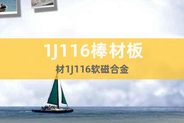 1J116棒材板材1J116軟磁合金