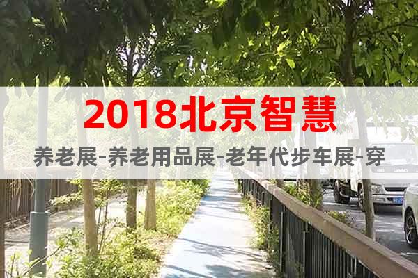 2018北京智慧养老展-养老用品展-老年代步车展-穿戴设备展