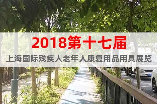 2018第十七届上海国际残疾人老年人康复用品用具展览会