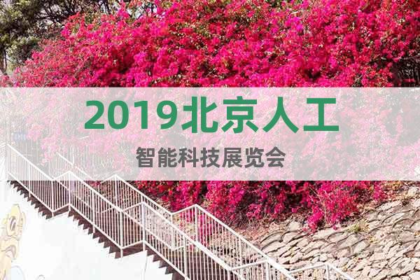 2019北京人工智能科技展覽會