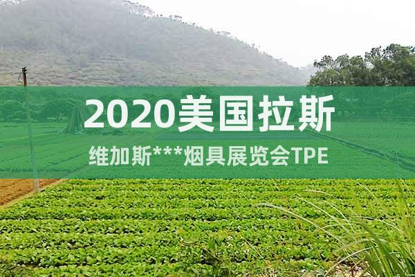 2020美國拉斯維加斯***煙具展覽會TPE