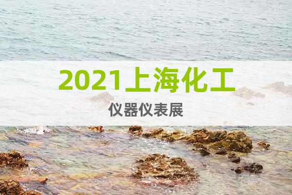 2021上海化工仪器仪表展