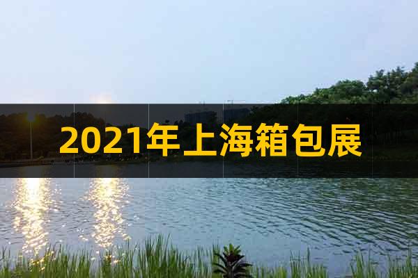 2021年上海箱包展