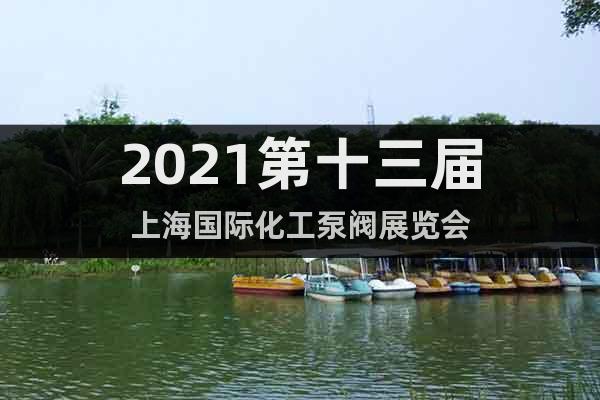 2021第十三届上海国际化工泵阀展览会