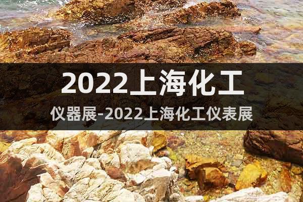 2022上海化工仪器展-2022上海化工仪表展