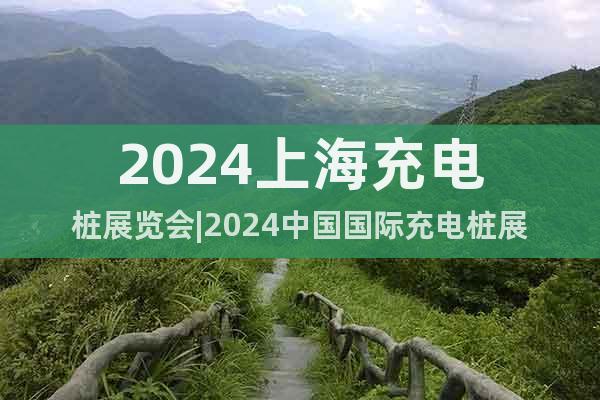 2024上海充电桩展览会|2024中国国际充电桩展