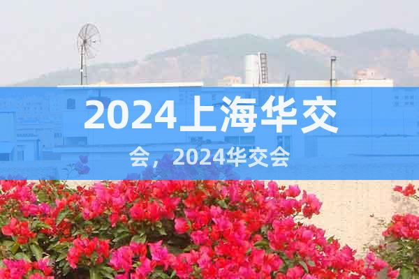 2024上海华交会2024上海跨境电商展