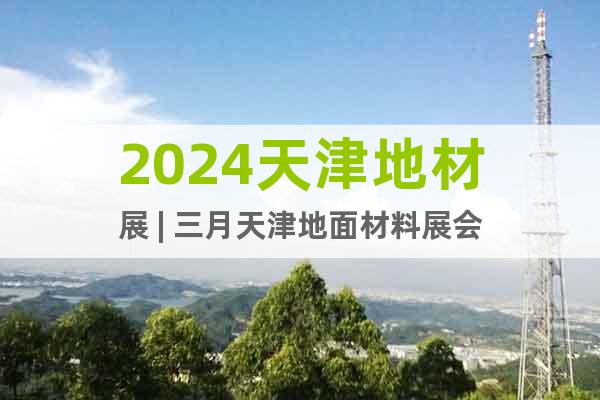 2024天津地材展 | 三月天津地面材料展会