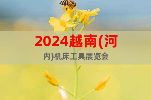 2024越南(河内)机床工具展览会