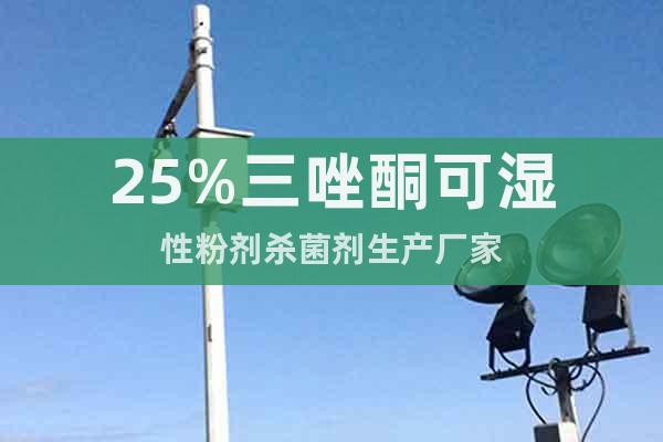 25%三唑酮可濕性粉劑殺菌劑生產(chǎn)廠家